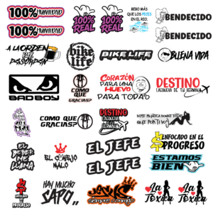 CARTON DE 30 STICKER DE 6 A 12 CM TORNASOL