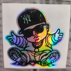 STICKER TORNASOL DE 6 – 12 CM. UNIDAD