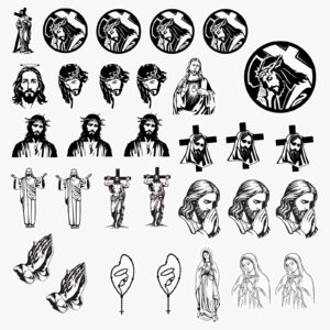 CARTON DE 31 STICKER DE 6 A 12 CM TORNASOL
