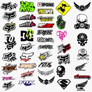 CARTON DE 42 STICKER DE 6 A 12 CM TORNASOL
