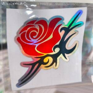 STICKER TORNASOL DE 6-12 CM. UNIDAD