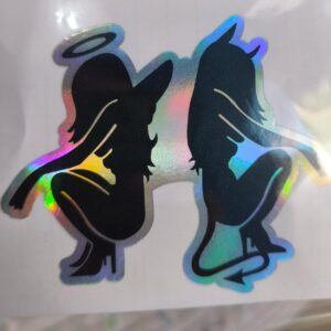 STICKER TORNASOL DE 6-12 CM. UNIDAD
