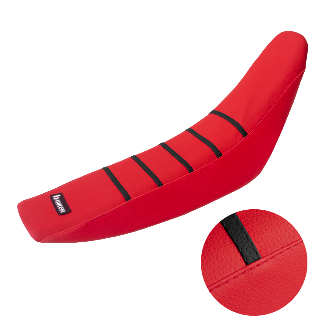 (00.55.88.01) FORRO DE ASIENTO CRF230 GRIPPER ROJO/NEGRO BIKER