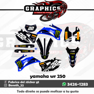 GRAFICO PARA YAMAHA WR 250