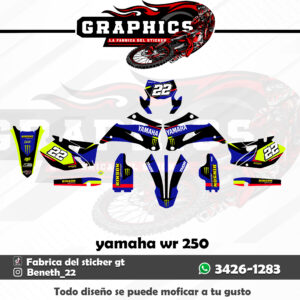 GRAFICO PARA YAMAHA WR 250