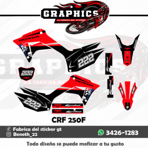 GRAFICO PARA HONDA CRF 250 F