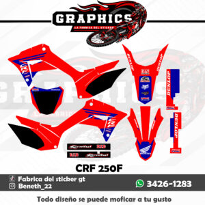 GRAFICO PARA HONDA CRF 250 F