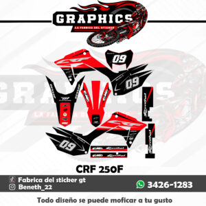 GRAFICO PARA HONDA CRF 250 F