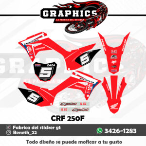 GRAFICO PARA HONDA CRF 250 F