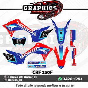 GRAFICO PARA HONDA CRF 250F